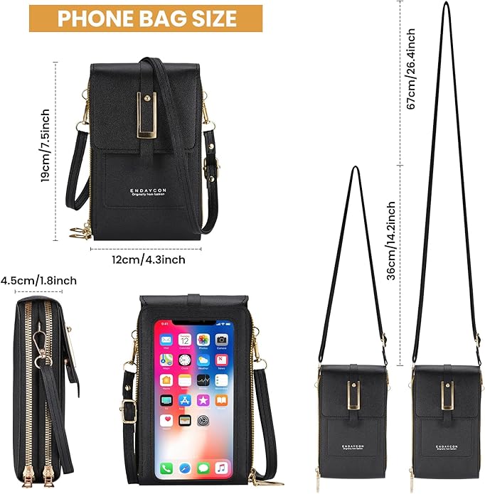 Sac innovant multi-poches à écran tactile.