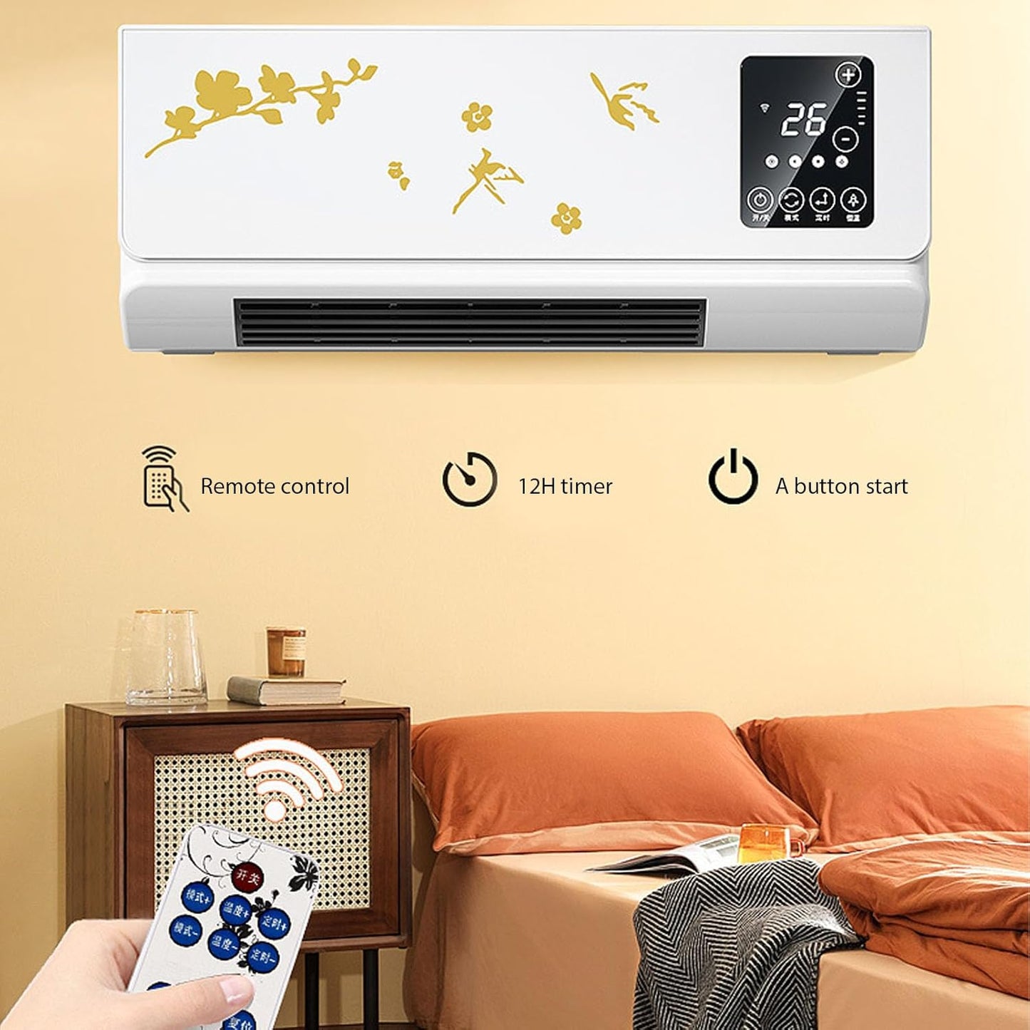 Climatiseur mural intelligent.