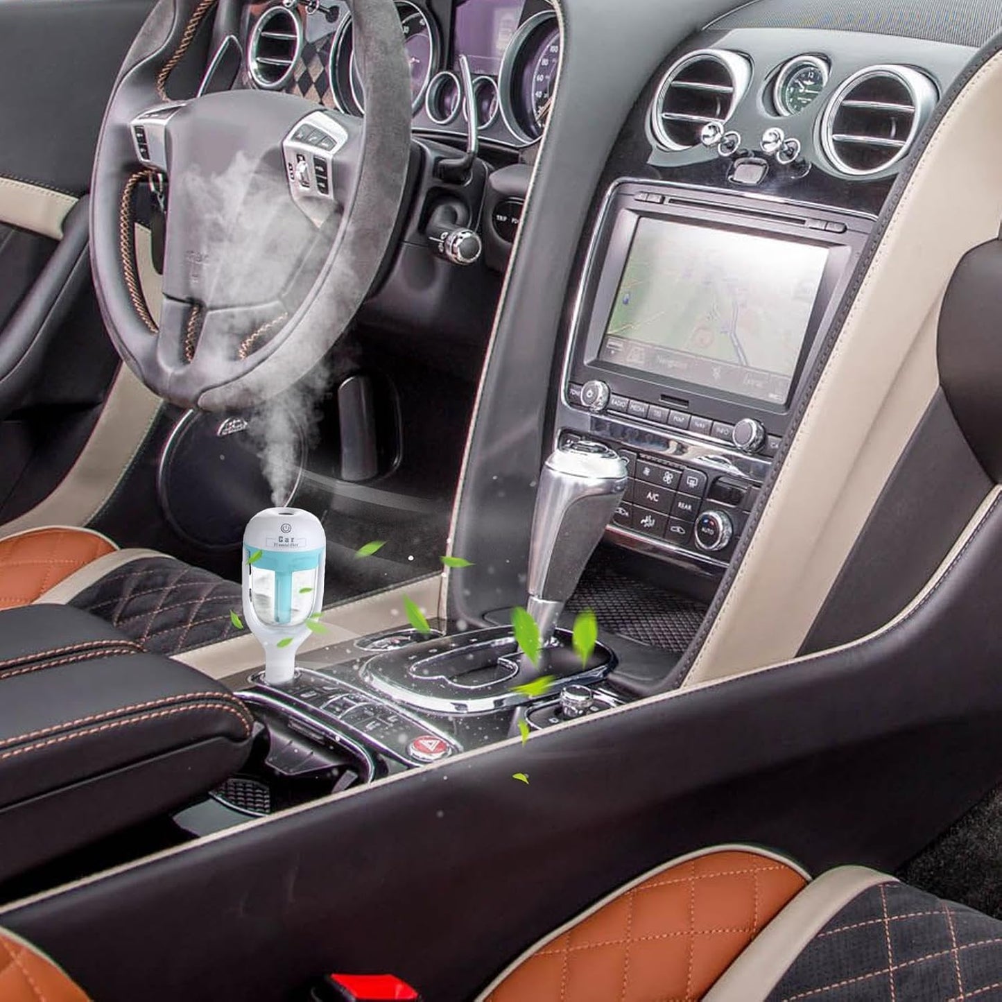 Humidificateur d'air et diffuseur d'arôme pour voiture.