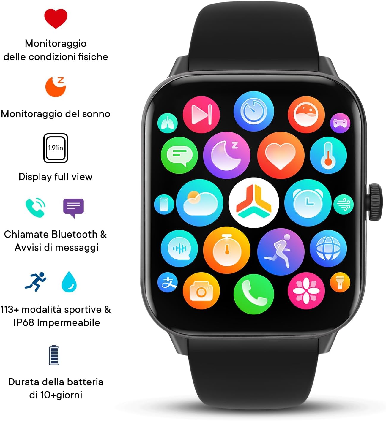 Montre intelligente T55 PRO MAX avec écouteur sans fil + bracelet en cadeau.