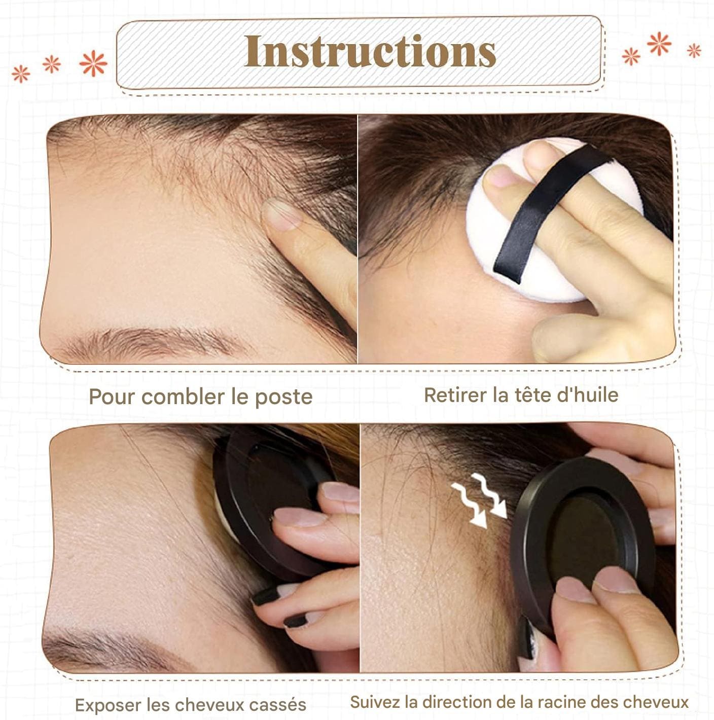 Poudre d'Ombre à Cheveux