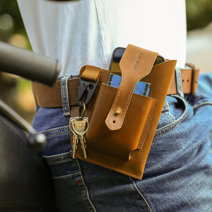 Sac de ceinture rétro pour hommes.