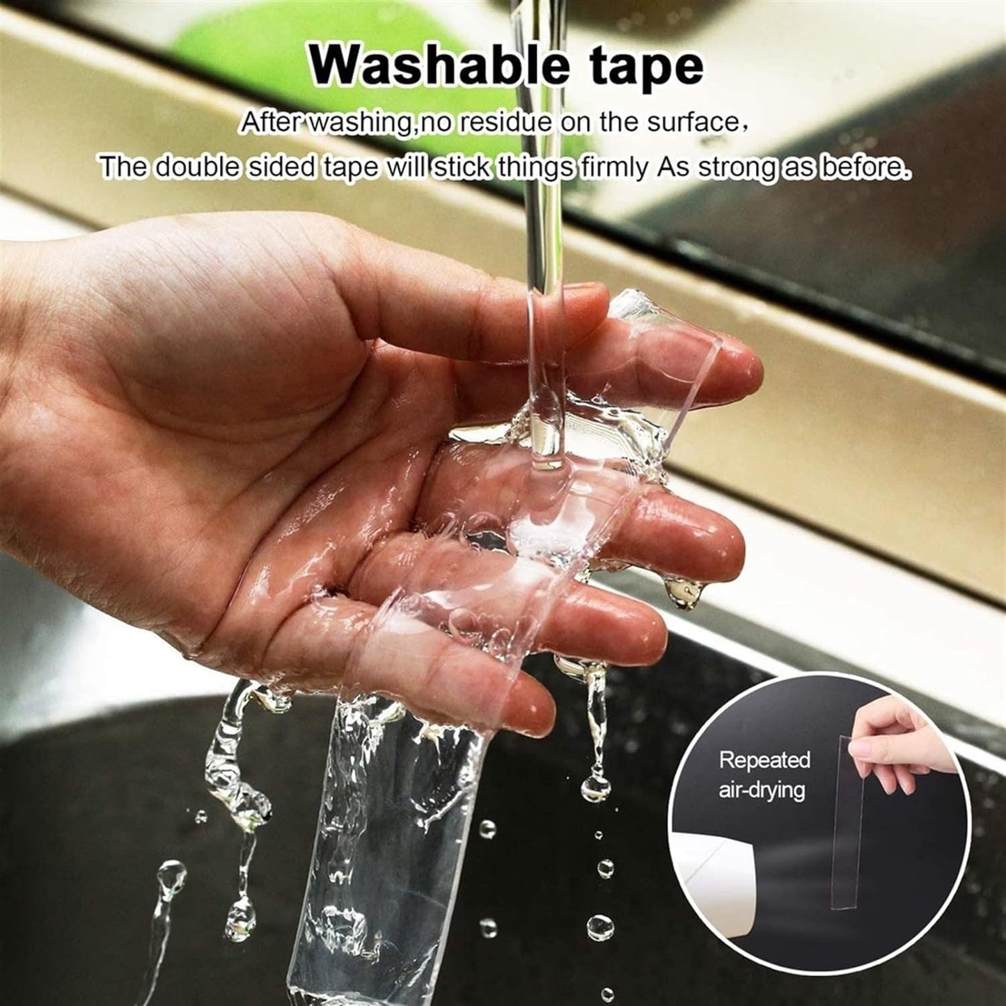 Nano ruban double face transparent.