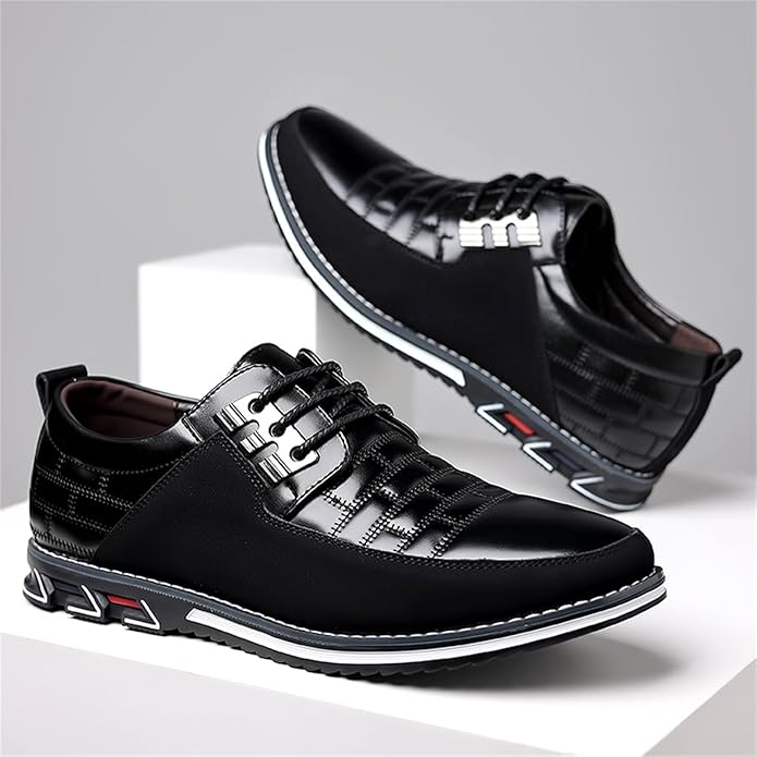 Chaussures Stylées en Cuir Synthétique pour Homme.