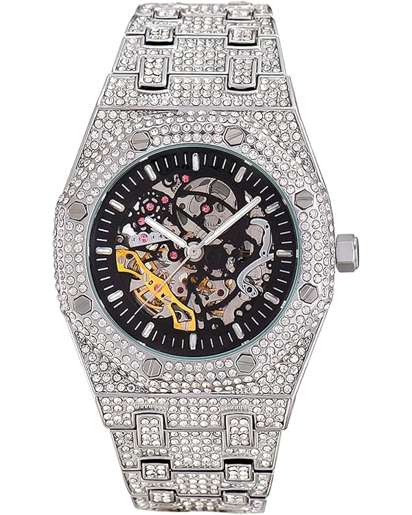 ICEDIAMOND montre mécanique automatique 💎🌟
