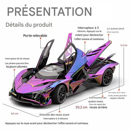 🚀 Modèle de voiture Apollo EVO 1:18 – L’hypercar futuriste à collectionner.