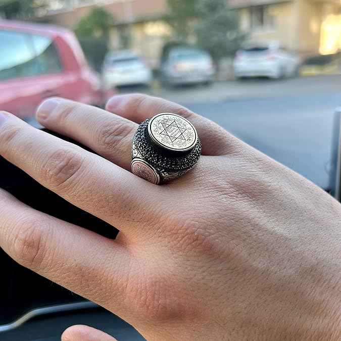 💍✨ Bague Sulaymān – Symbole de Sagesse, de Pouvoir et de Protection.