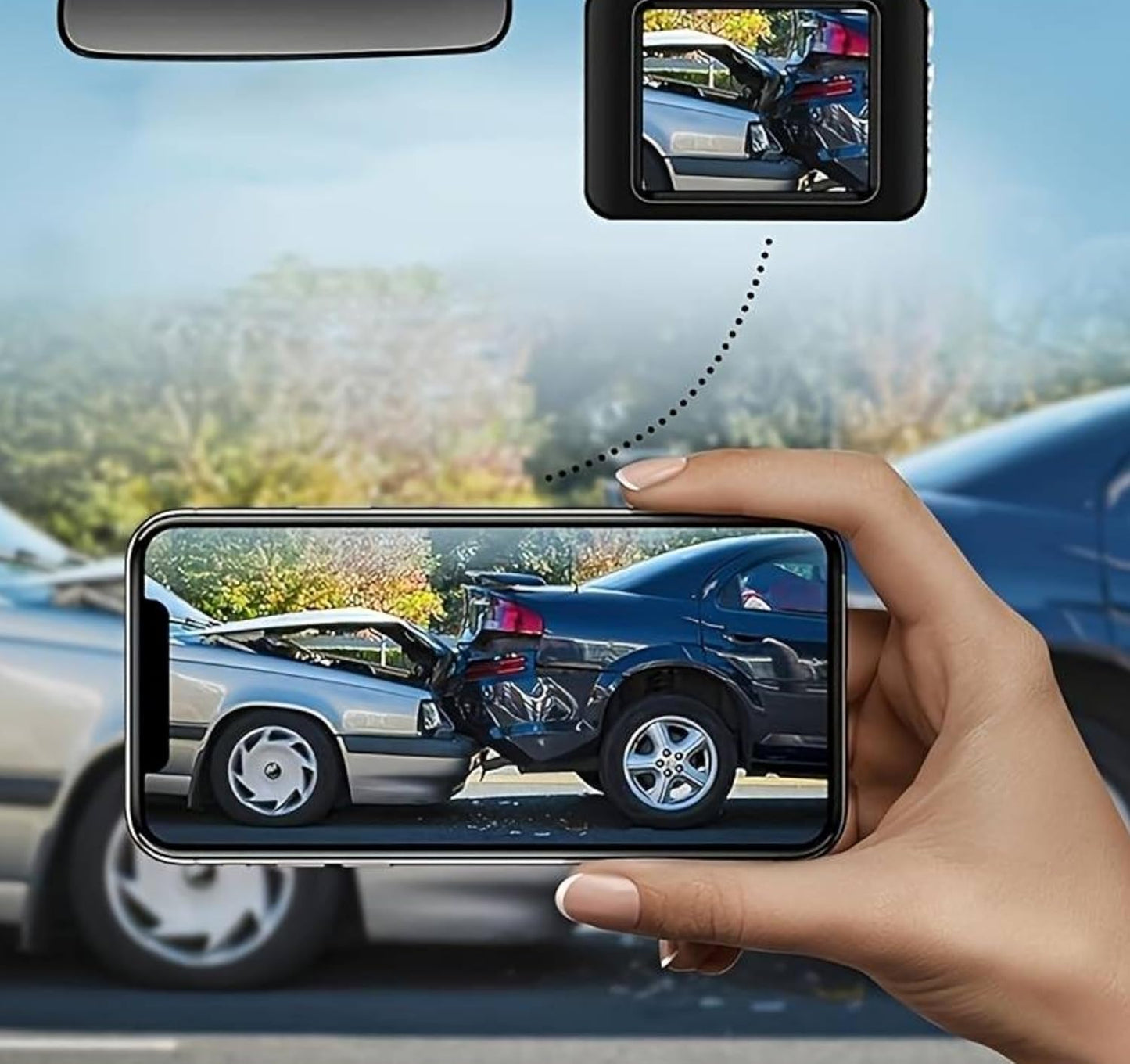 Caméra Embarquée Full HD – Gardez l’œil sur la route et la tranquillité d’esprit.