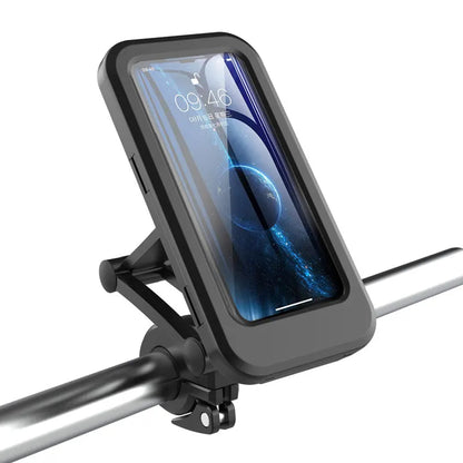 Support de téléphone réglable pour guidon de vélo et moto.