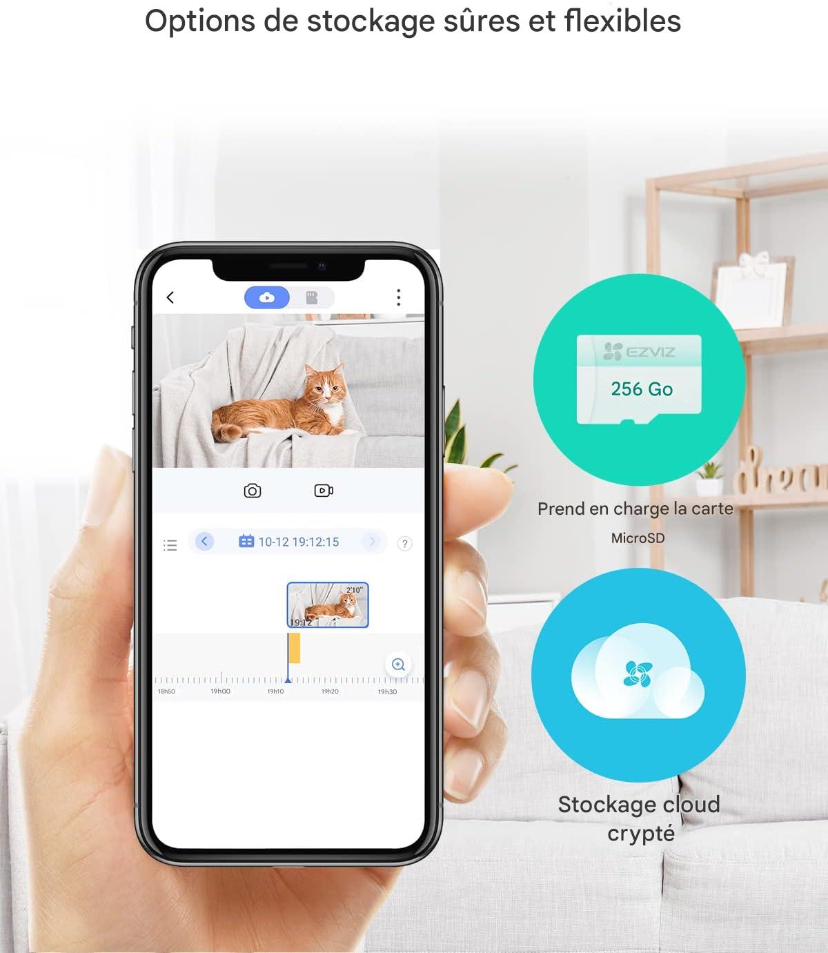 Mini Caméra IP Wi-Fi BC2 – Sécurité Discrète, Autonomie Maximale.