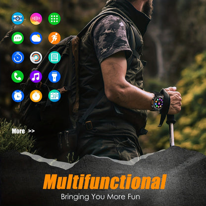 Montre Connectée Intelligente avec Éclairage LED