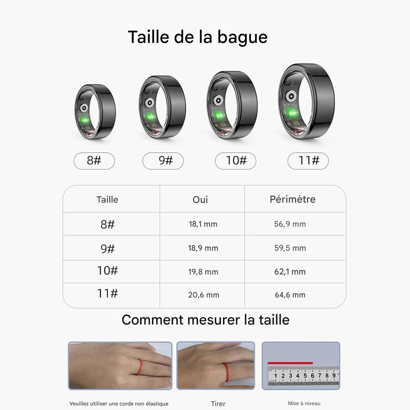 💍 Bague Connectée Intelligente.