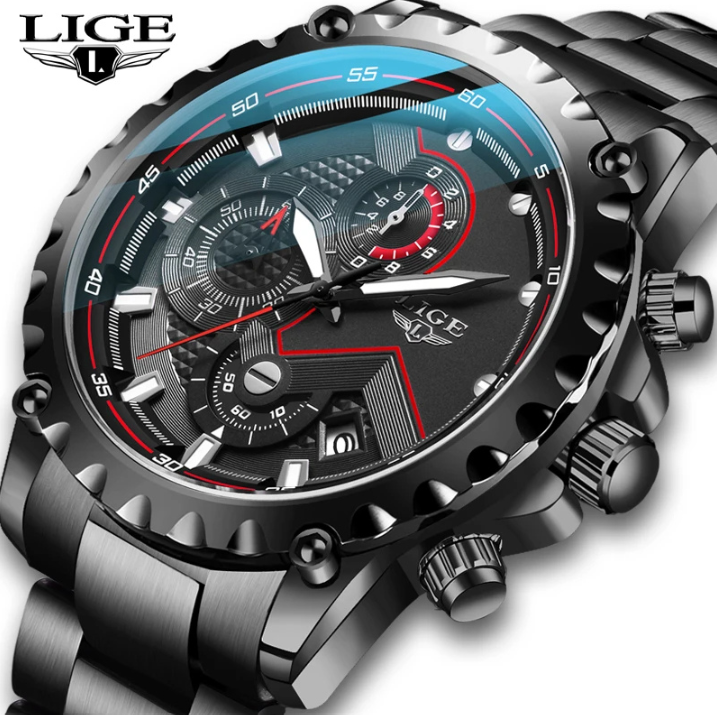 LIGE-Montre pour homme.