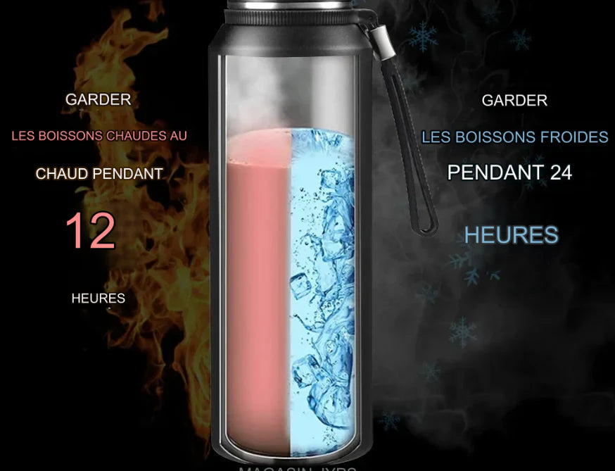 Pack Duo de Bouteilles Isothermes 1000 ml.