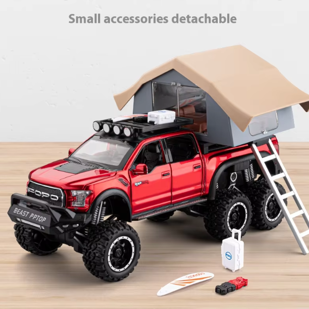 Modèle de camionnette F150 avec compartiment touristique.