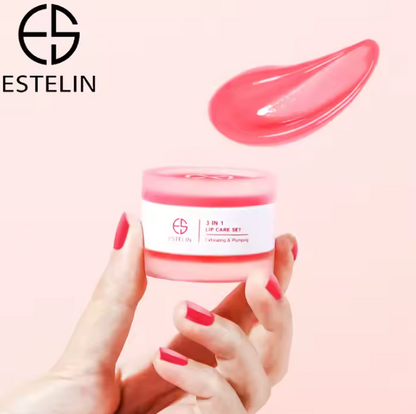 ESTELIN Gommage pour les lèvres 3 en 1.