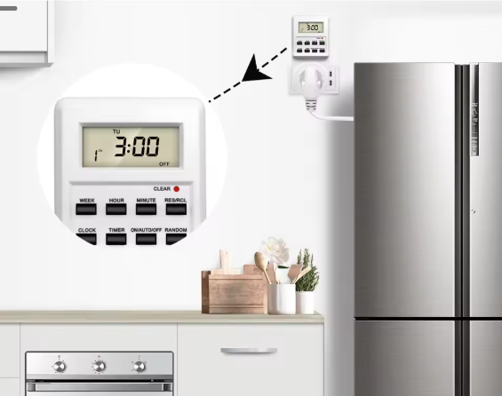 Prise de minuterie programmable.