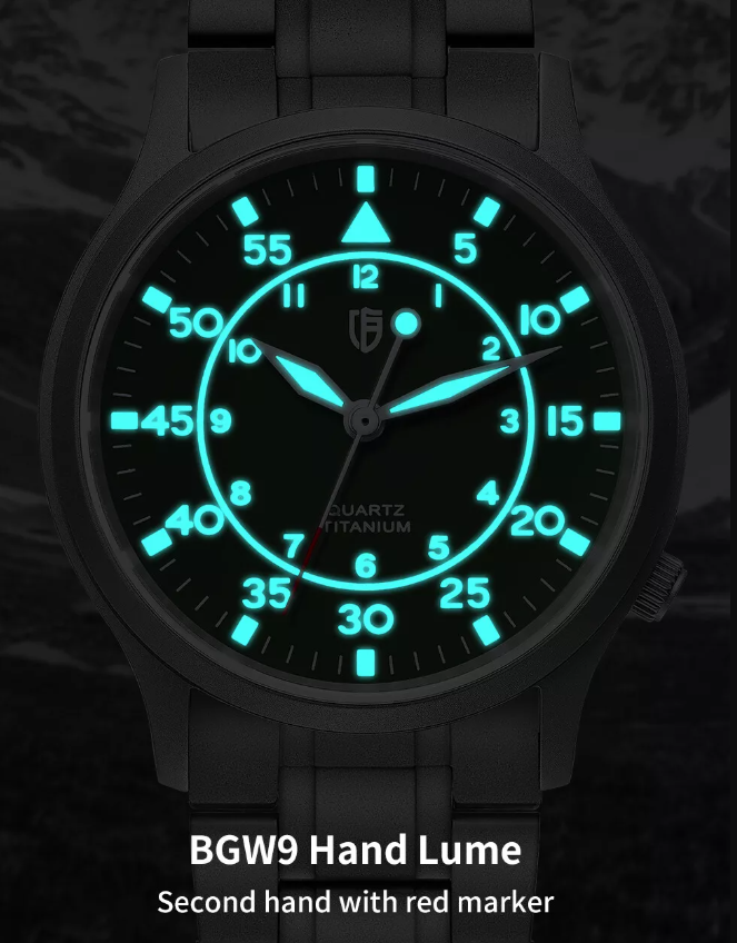 Montre BERNY en titane pour homme.