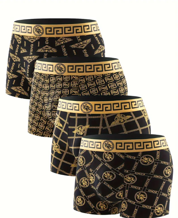 Lot de 4 boxers pour hommes.