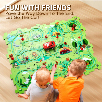Jouet de Puzzle Piste de Voiture.
