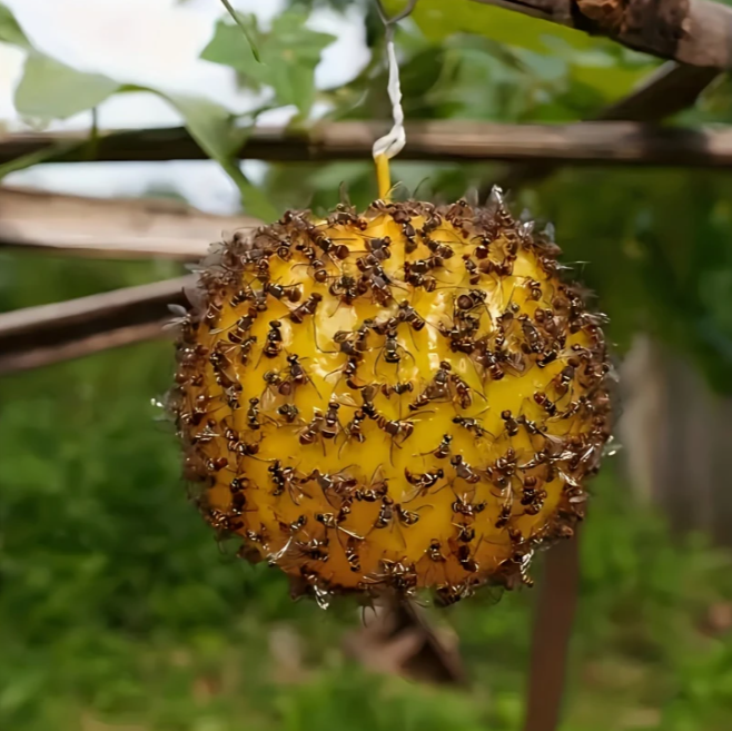 Piège à insectes volants en plastique.