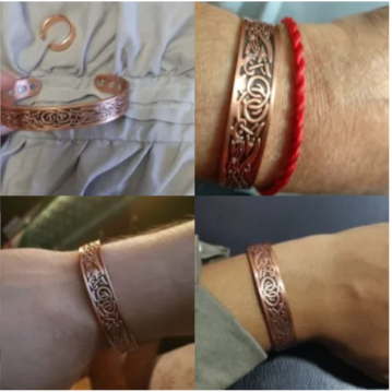 Bracelet magnétique en cuivre pur.
