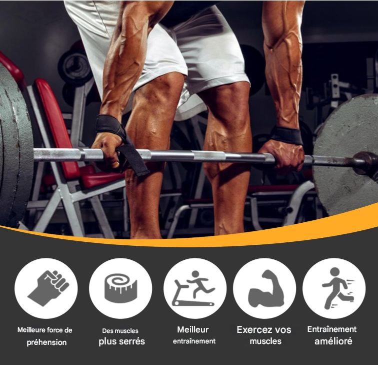 bracelets pour le lifting de poids.
