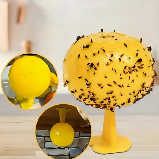 Piège à insectes volants en plastique.