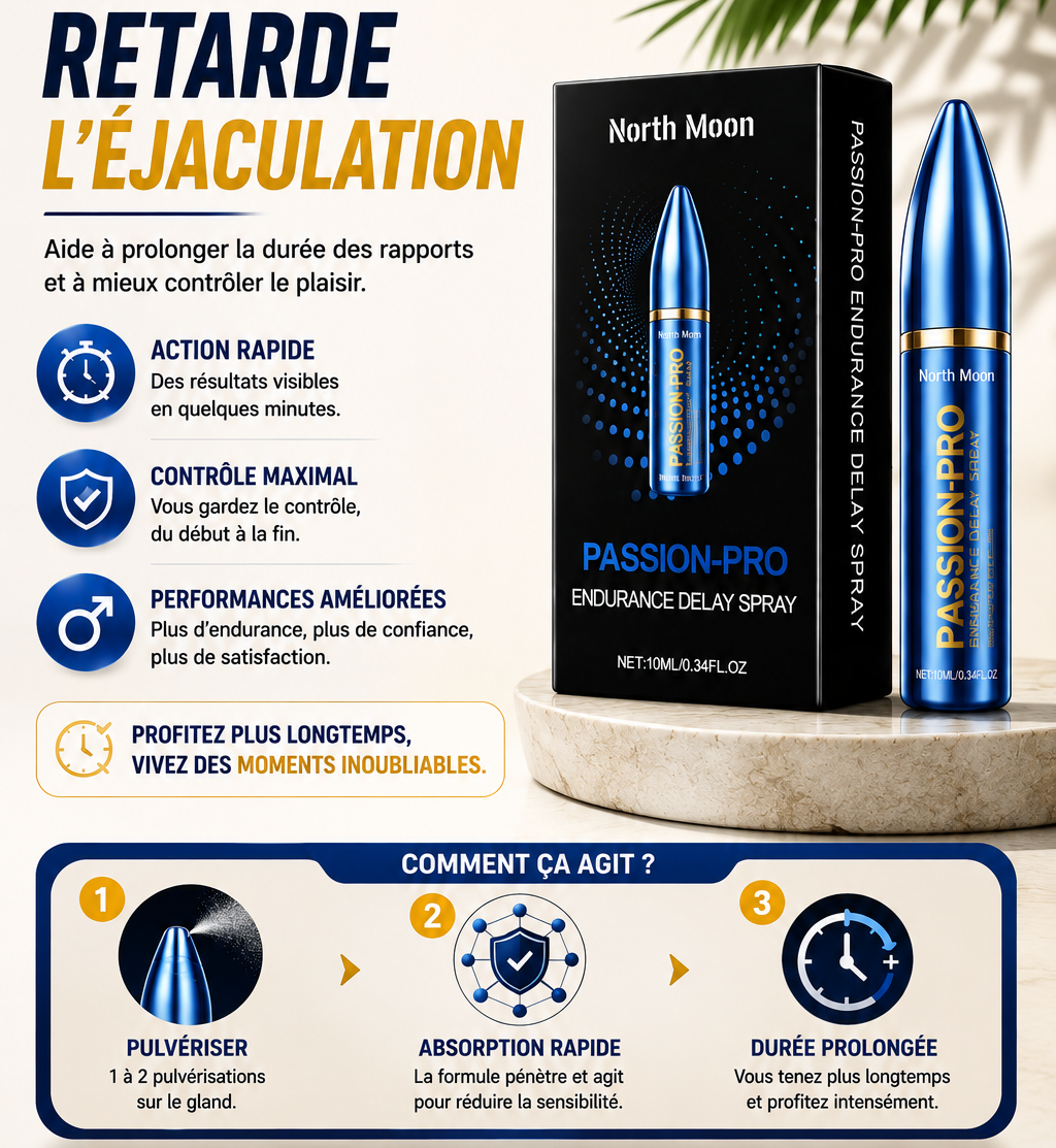Passion-Pro Endurance Spray – Retardez L'Éjaculation