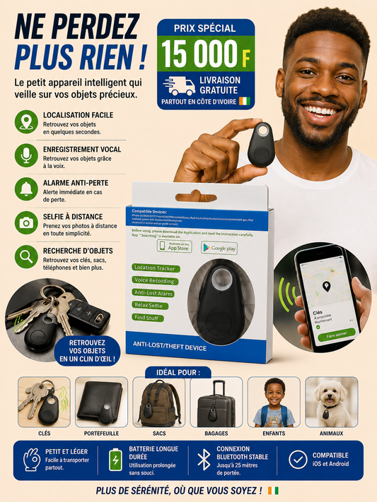 Mini Traceur Bluetooth Anti-Perte