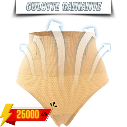 Culotte gainante taille haute.