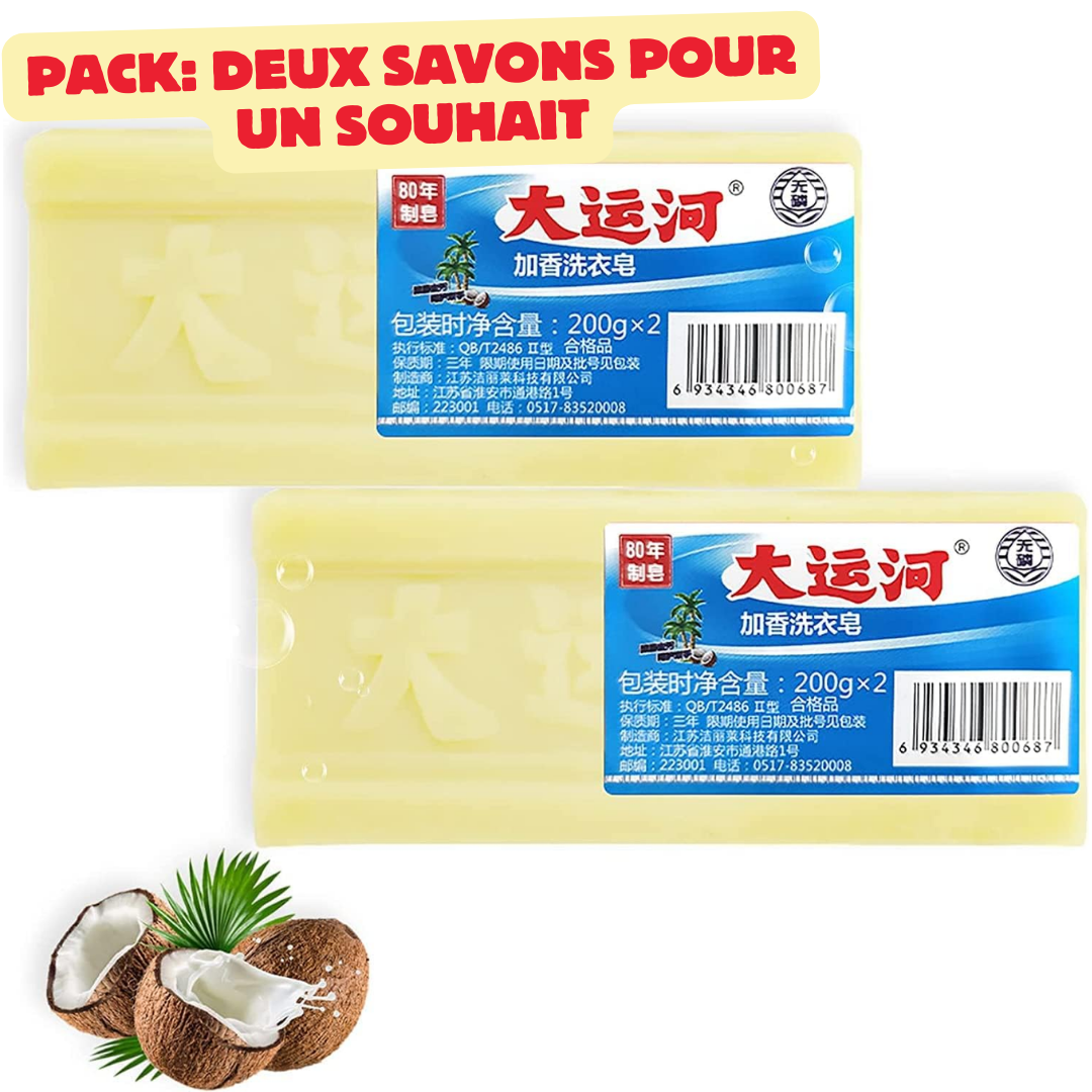 Pack spécial : Deux savons à lessive pour le prix d'un