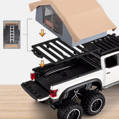 Modèle de camionnette F150 avec compartiment touristique.