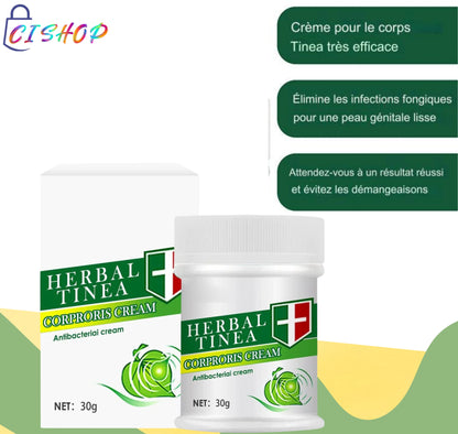 Crème corporelle contre la teigne.