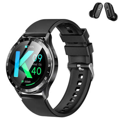 X7 TWS Montre connectée avec écouteurs sans fil intégrés.