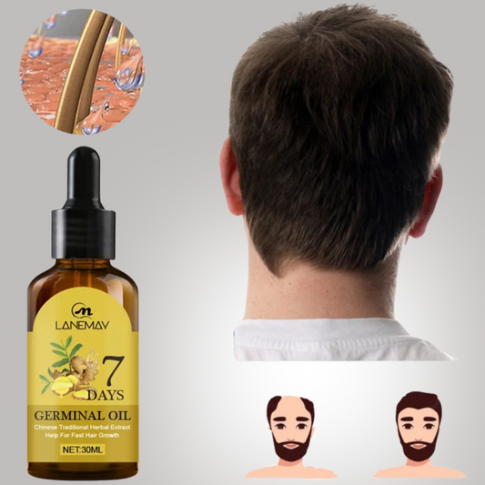 Huile de gingembre pour combattre la calvitie en 7 jours.