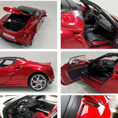 1:18 Alfa Romeo 4c Spider modèle de voiture.