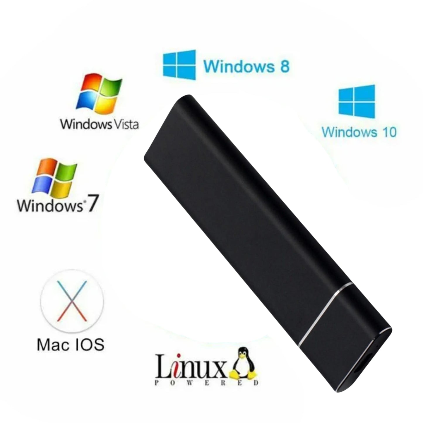 Disque Dur Externe SSD de 2 To.