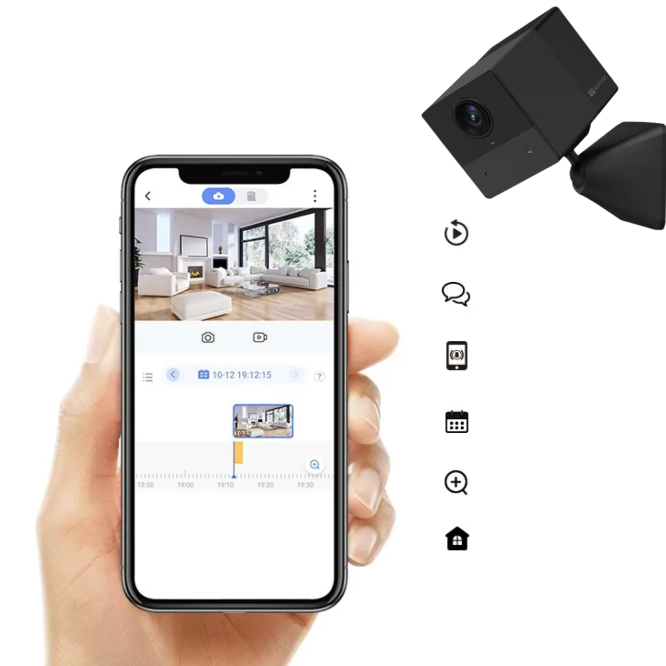 Mini Caméra IP Wi-Fi BC2 – Sécurité Discrète, Autonomie Maximale.