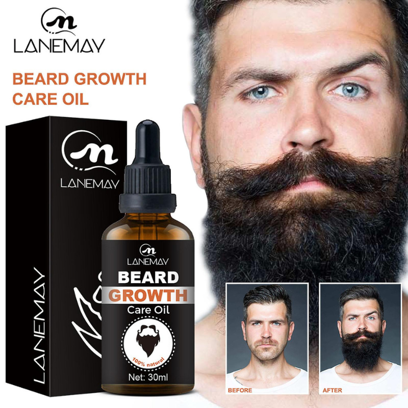 LANEMAY- Huile De Croissance De Barbe.