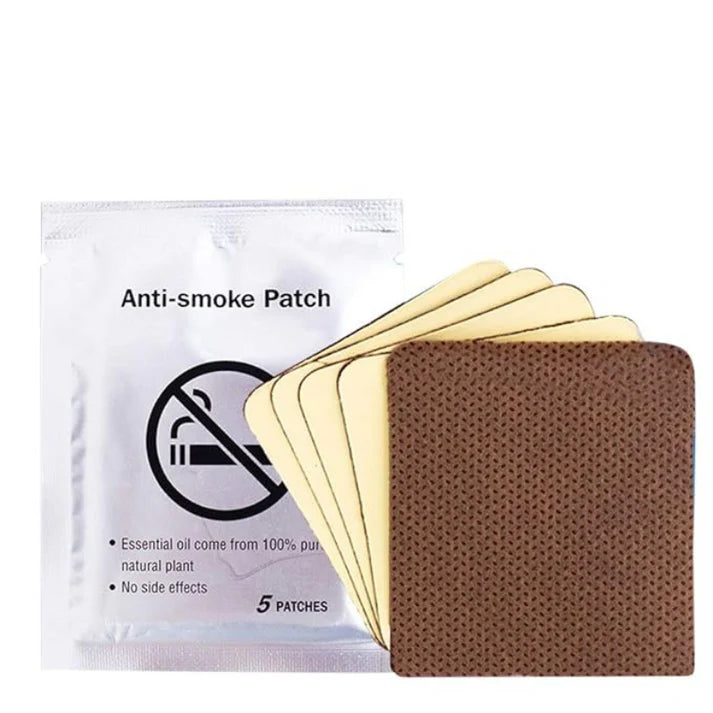 Pack de 2 paquets de 5 patchs anti-tabac efficaces.