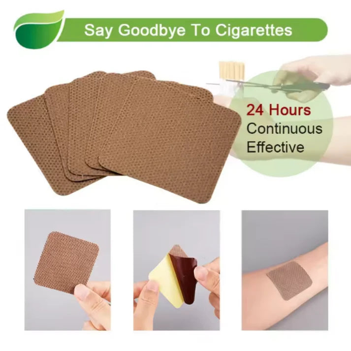 Pack de 2 paquets de 5 patchs anti-tabac efficaces.