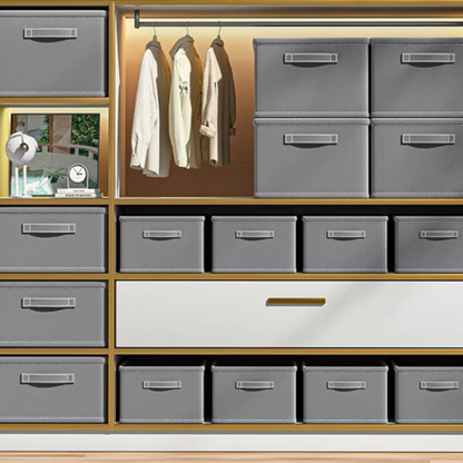 Pack de 5 boîtes de rangement innovantes et pliables.