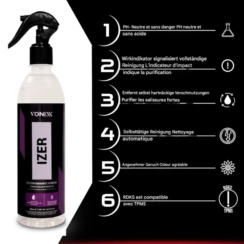 Nettoyant pour jantes Vonixx Izer 500ML.