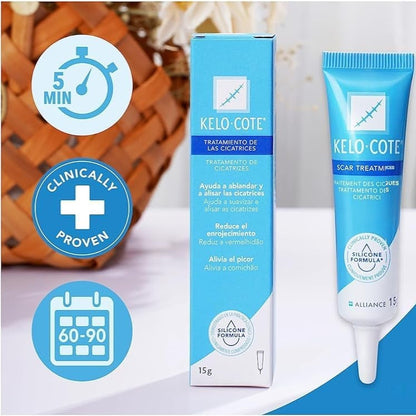 Gel Pour Cicatrices Silicone Kelocote.