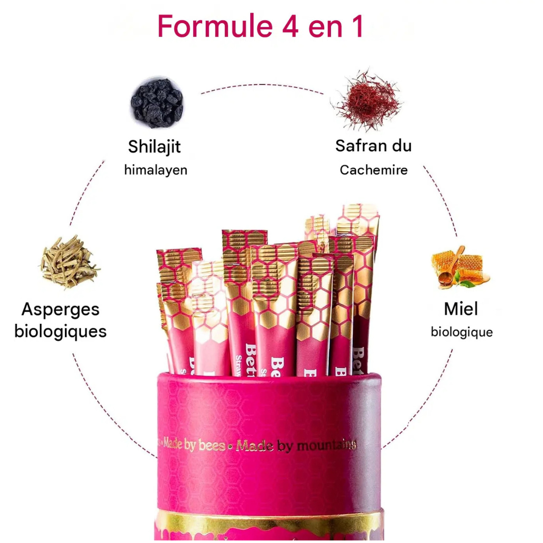 🌸 She-Lajit Honey Sticks – Énergie, Vitalité & Bien-Être Féminin au Quotidien Burkina