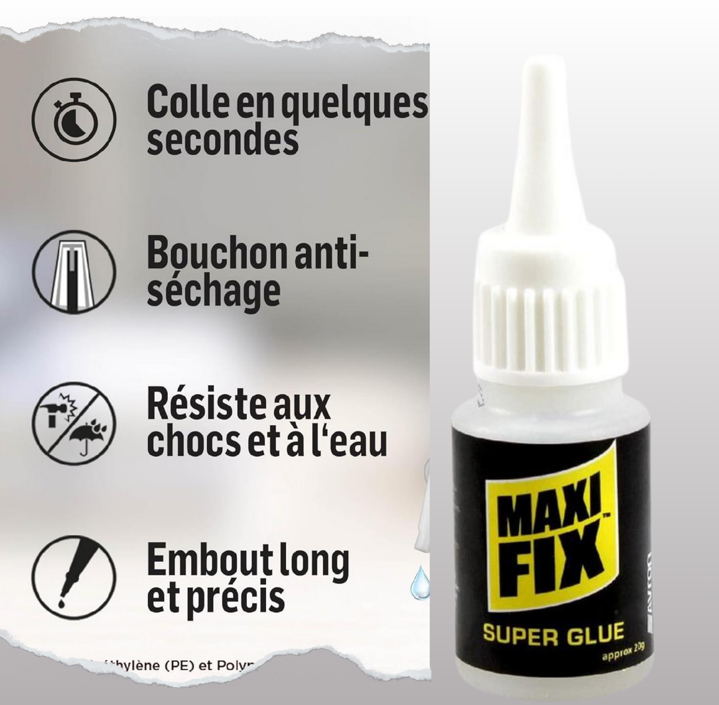 Maxi Fix Super Colle Forte et Professionnel.