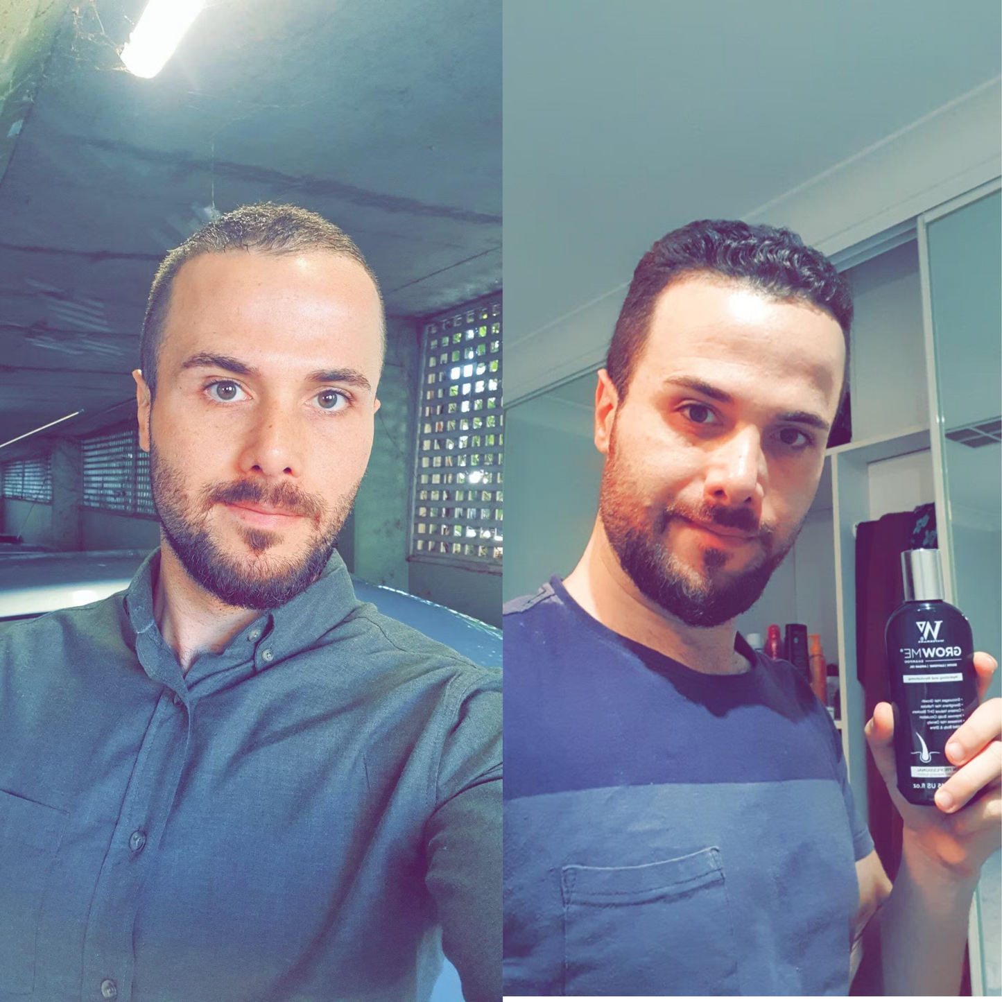 Shampoing fortifiant pour les cheveux.