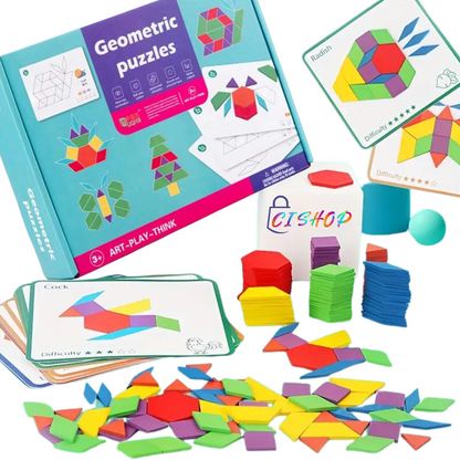 Jouet d'apprentissage Tangram pour les enfants de 3 à 6 ans