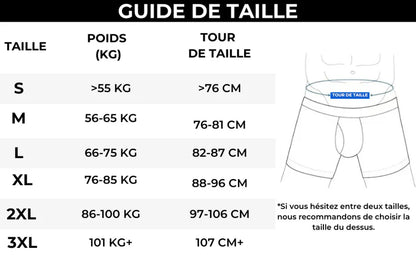 Collection de 4 boxers homme en fibre de bambou.